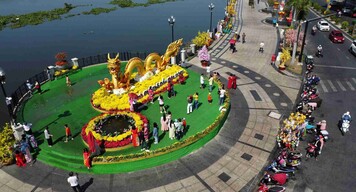 Phố đi bộ Bạch Đằng tại Bình Dương