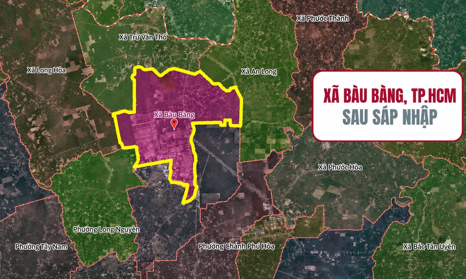 Tổng Quan Về X&atilde; B&agrave;u B&agrave;ng Sau S&aacute;p Nhập